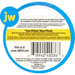 JW Pet ISqueak Bouncin' Baseball Dog Toy, Color Varies -Pet Dog Toys 71049 PT8. AC SS1800 V1548969933