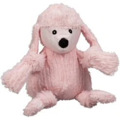 HuggleHounds Diva Poodle Knottie Dog Toy, Pink -Pet Dog Toys 712302 PT1. AC SS1800 V1683134896