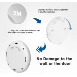 PATPET Smart Training Doorbell Potty Communication Dog & Cat Toy, White, Small -Pet Dog Toys 712963 PT5. AC SS1800 V1669125653