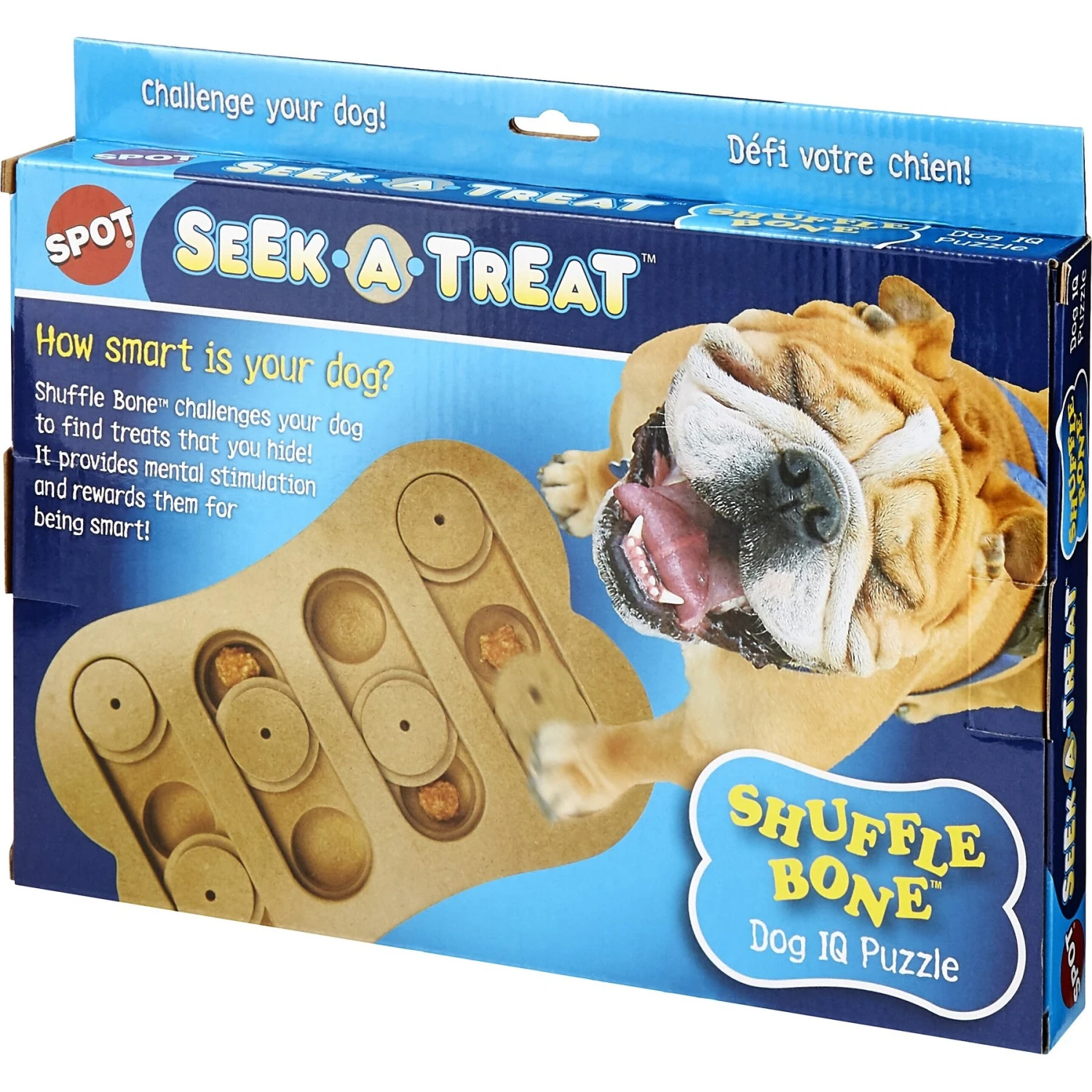 Ethical Pet Seek-A-Treat Shuffle Bone Puzzle Dog Toy 5 Ethical Pet Seek-A-Treat Shuffle Bone Puzzle Dog Toy - Image 3