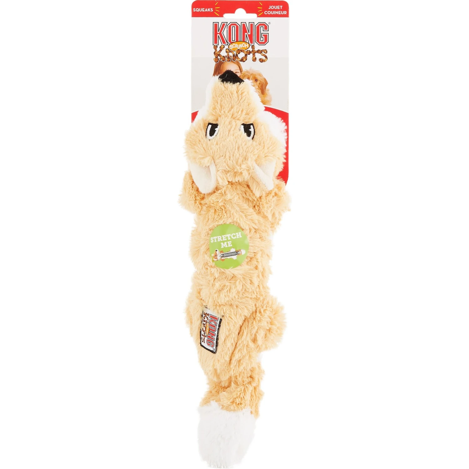 KONG Scrunch Knots Fox Dog Toy 8 KONG Scrunch Knots Fox Dog Toy - Image 6