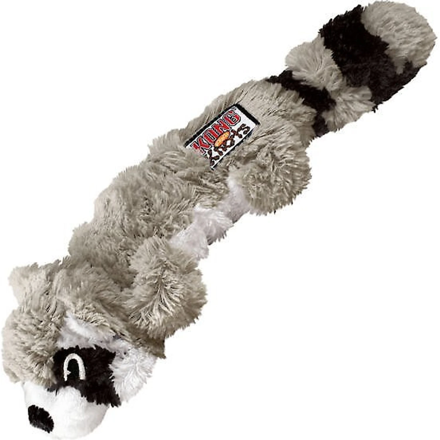 KONG Scrunch Knots Raccoon Dog Toy 3 KONG Scrunch Knots Raccoon Dog Toy
