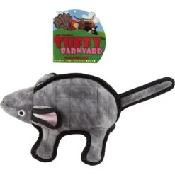 Tuffy's Gray Mouse Mo Plush Dog Toy 14 Tuffy's Gray Mouse Mo Plush Dog Toy -Pet Dog Toys 72125 PT4. AC SS1800 V1589492785
