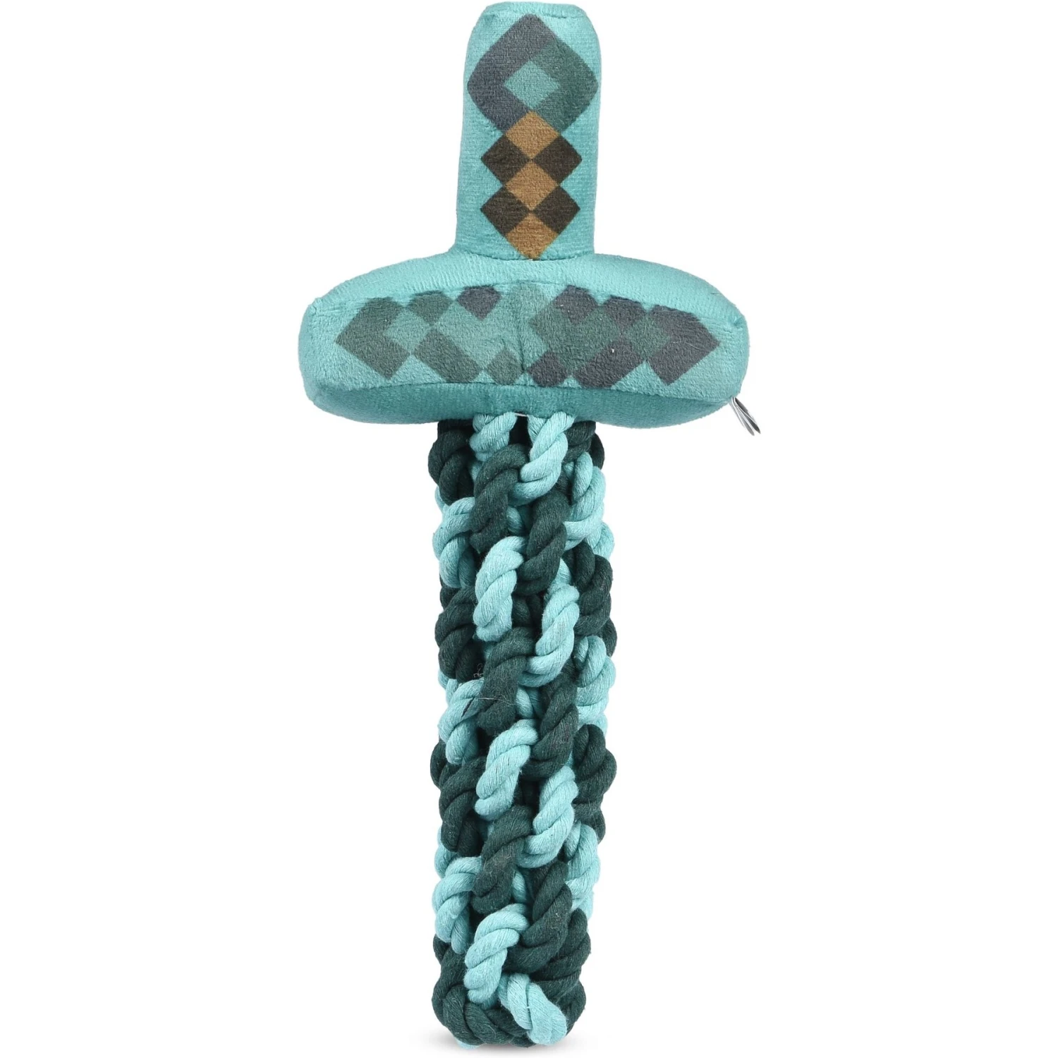 Fetch For Pets Minecraft Diamond Sword Rope Squeaky Dog Toy 5 Fetch For Pets Minecraft Diamond Sword Rope Squeaky Dog Toy - Image 3