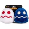 Fetch For Pets Pac-Man Turn-To-Blue & Turn-To-White Plush Squeaky Dog Toy, Small, 2 Count -Pet Dog Toys 728926 MAIN. AC SS1800 V1682609271