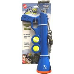 Ethical Pet Launch & Fetch Launcher Exercise Dog Toy, Blue