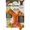 Ethical Pet Bambone X-Bone Peanut Butter Flavored Bone Dog Toy, Brown/Green -Pet Dog Toys 736190 MAIN. AC SS1800 V1683302965