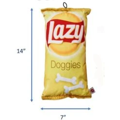 Ethical Pet Fun Food Lazy Doggie Chips Plush Squeaky Dog Toy, Assorted 7 Ethical Pet Fun Food Lazy Doggie Chips Plush Squeaky Dog Toy, Assorted -Pet Dog Toys 736382 PT3. AC SS1800 V1683296197