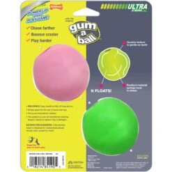 Nylabone Power Play Gum-a-Ball Dog Toy, One Size, 2 Count -Pet Dog Toys 737982 PT5. AC SS1800 V1672931819