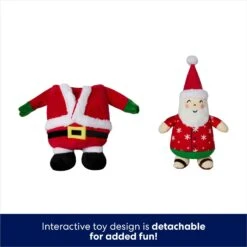 Frisco Holiday Santa On Vacation 2-in-1 Plush Squeaky Dog Toy 10 Frisco Holiday Santa On Vacation 2-in-1 Plush Squeaky Dog Toy -Pet Dog Toys 739894 PT2. AC SS1800 V1694814062