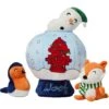 Frisco Holiday Melting Snow Globe Hide & Seek Puzzle Plush Squeaky Dog Toy -Pet Dog Toys 739910 MAIN. AC SS1800 V1694813278