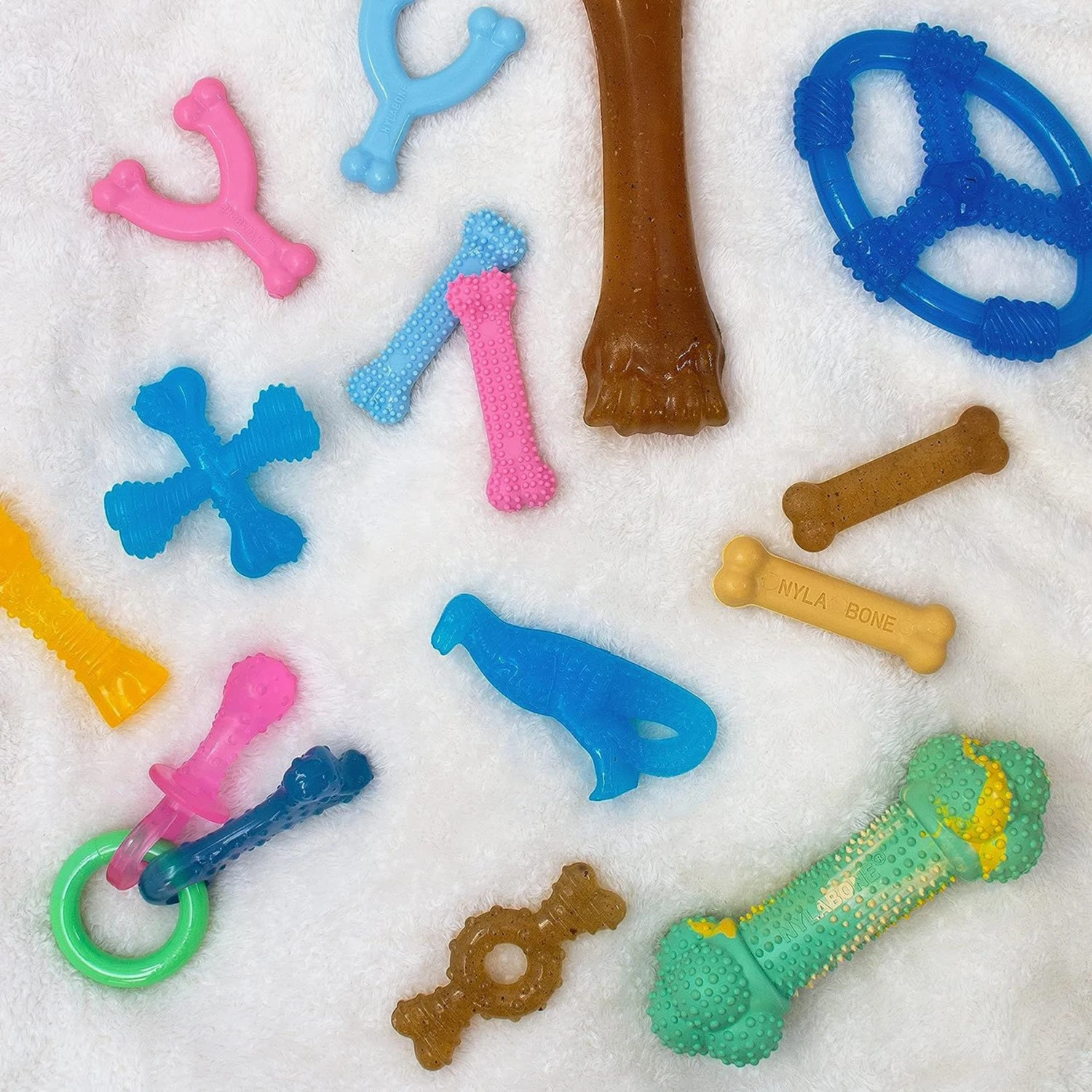 Nylabone Just For Puppies Teething Chew Ring Bone & Toy Ring Bone Twin Pack Flavor Medley & Chicken Flavor 8 Nylabone Just For Puppies Teething Chew Ring Bone & Toy Ring Bone Twin Pack Flavor Medley & Chicken Flavor - Image 6