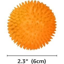CoCoo Spiky Squeaky Dog & Ferret Rubber Ball, Dental Chew Fetch & Play Toy -Pet Dog Toys 748702 PT5. AC SS1800 V1684772811