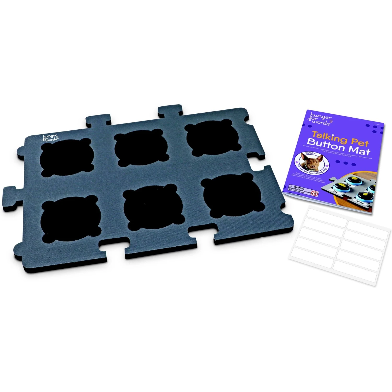 Hunger For Words Talking Pet Button Mat Dog Toy & Hunger For Words Talking Pet Starter Set Dog Toy 9 Hunger For Words Talking Pet Button Mat Dog Toy & Hunger For Words Talking Pet Starter Set Dog Toy - Image 7