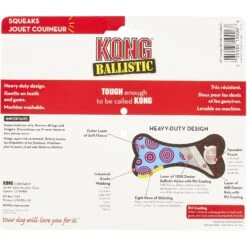 KONG Ballistic Football Dog Toy, Color Varies -Pet Dog Toys 77551 PT4. AC SS1800 V1603164985