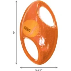 KONG Jumbler Football Dog Toy, Color Varies -Pet Dog Toys 77648 PT1. AC SS1800 V1605336708