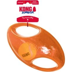KONG Jumbler Football Dog Toy, Color Varies -Pet Dog Toys 77648 PT7. AC SS1800 V1605343906
