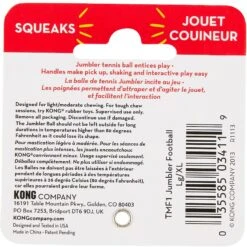 KONG Jumbler Football Dog Toy, Color Varies -Pet Dog Toys 77648 PT8. AC SS1800 V1558555664