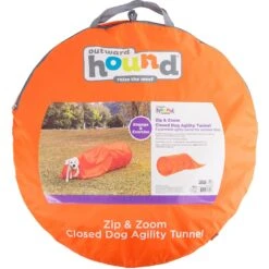 Outward Hound Zip & Zoom Closed Tunnel Chute Attachment With Metal Stakes Dog Agility Kit, Orange 13 Outward Hound Zip & Zoom Closed Tunnel Chute Attachment With Metal Stakes Dog Agility Kit, Orange -Pet Dog Toys 786494 PT5. AC SS1800 V1682620012