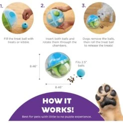 Outward Hound A-Maze Ball Puzzle & Treat Maze Interactive Dog Toy, Green -Pet Dog Toys 786510 PT2. AC SS1800 V1694286770