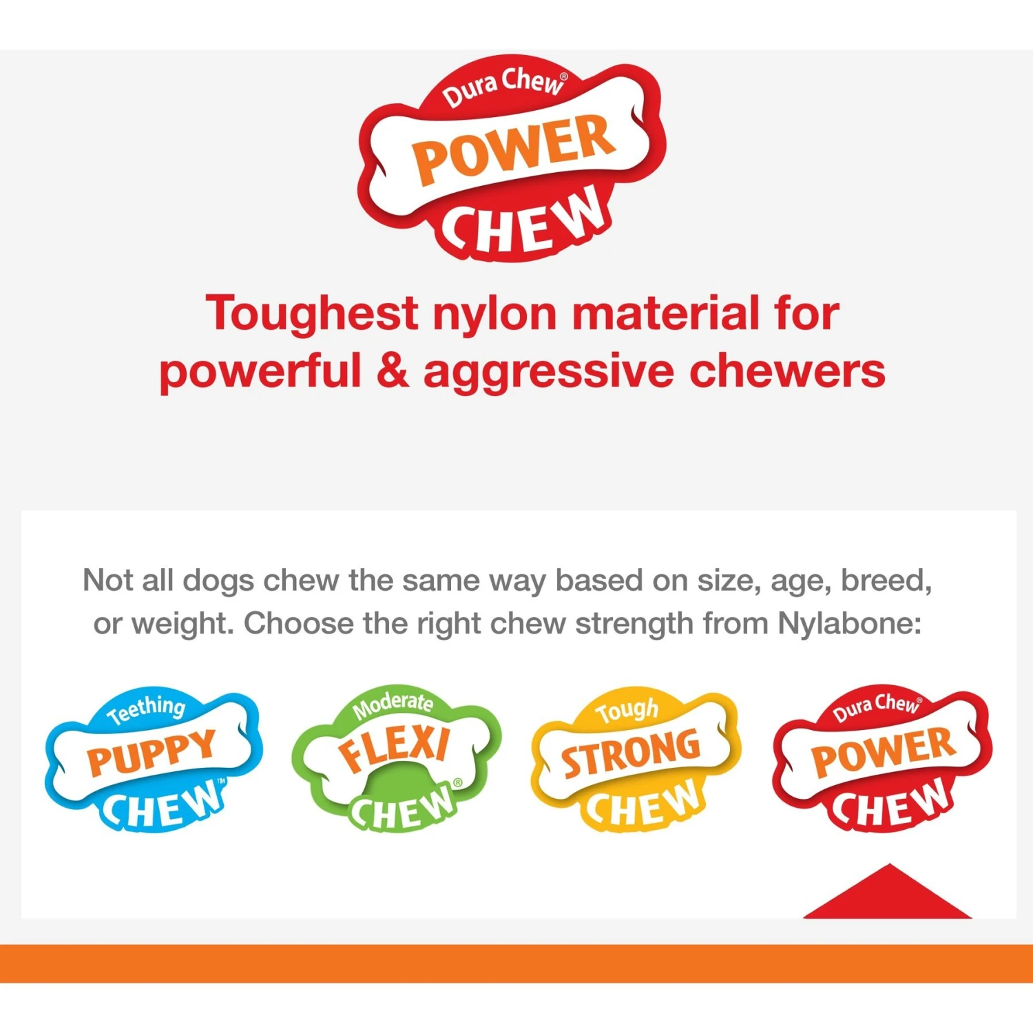 Nylabone Power Chew Lobster Dog Toy, Red 9 Nylabone Power Chew Lobster Dog Toy, Red - Image 7