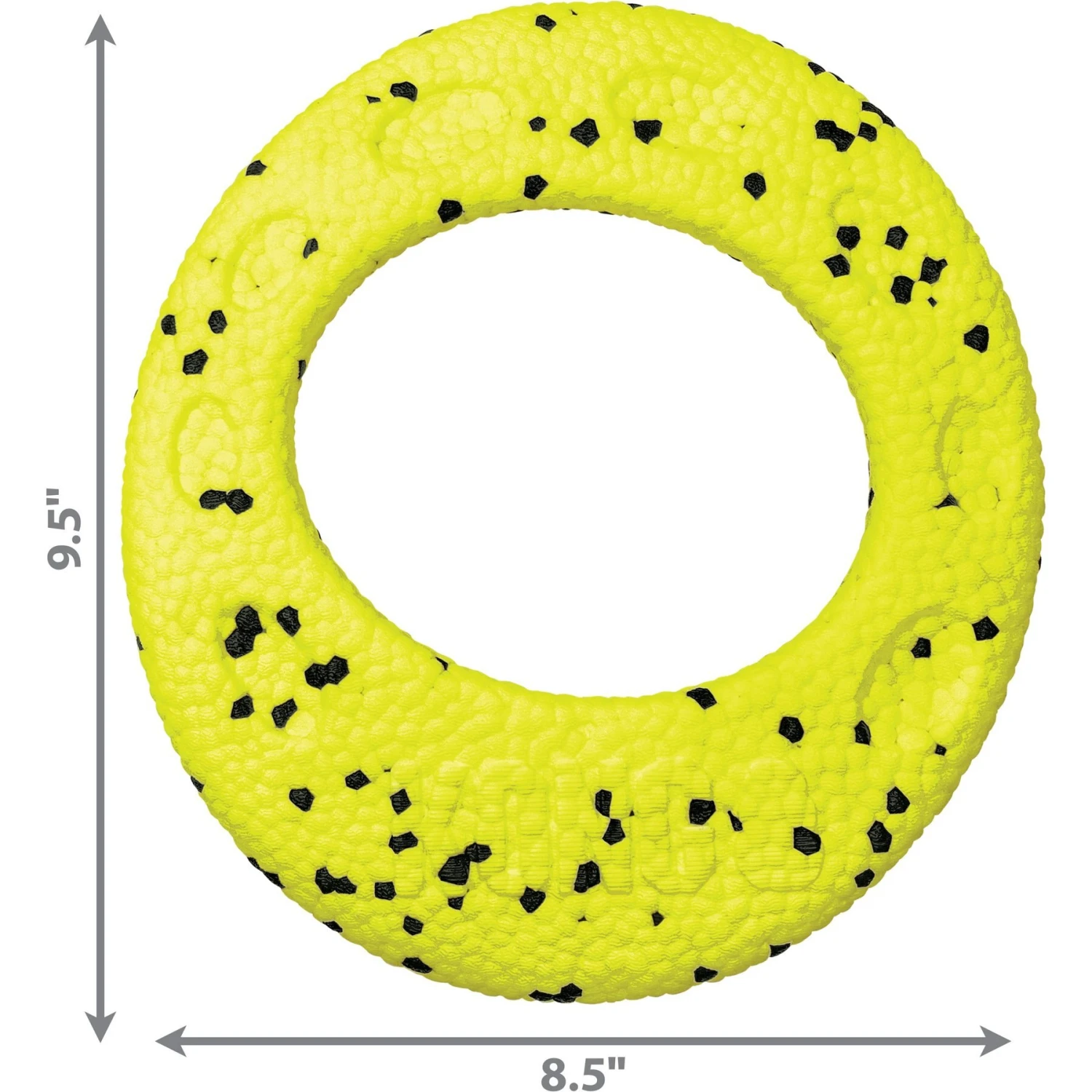 KONG Reflex Flyer Dog Toy, Yellow, Medium 4 KONG Reflex Flyer Dog Toy, Yellow, Medium - Image 2