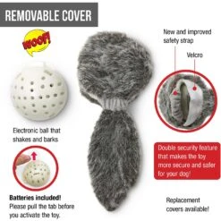 Hyper Pet Doggie Tail Interactive Dog Toy -Pet Dog Toys 80151 PT4. AC SS1800 V1639092164