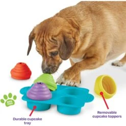 Brightkins Cupcake Party! Puzzle Treat Dog Toy -Pet Dog Toys 805374 PT3. AC SS1800 V1682450513