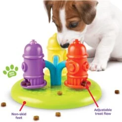 Brightkins Spinning Hydrants Treat Puzzle Dog Toy -Pet Dog Toys 805406 PT4. AC SS1800 V1682450445