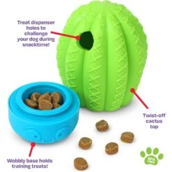 Brightkins Cactus Surprise! Treat Dispensing Dog Toy -Pet Dog Toys 805422 PT2. AC SS1800 V1679069470