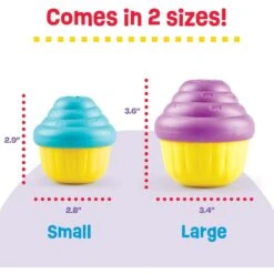 Brightkins Cupcake Treat Dispensing Dog Toy, Large -Pet Dog Toys 805534 PT4. AC SS1800 V1682450392