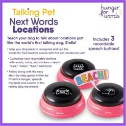 Hunger For Words Talking Pet Next Words: Locations Dog Toy -Pet Dog Toys 805582 PT1. AC SS1800 V1679069530