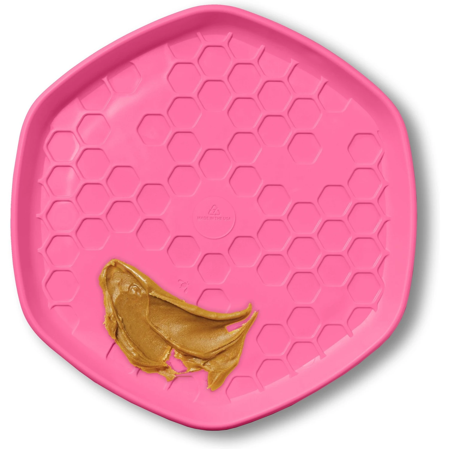 Project Hive Pet Company Hive Wild Berry Scented Disc & Lick Mat Dog Toy, Pink 4 Project Hive Pet Company Hive Wild Berry Scented Disc & Lick Mat Dog Toy, Pink - Image 2