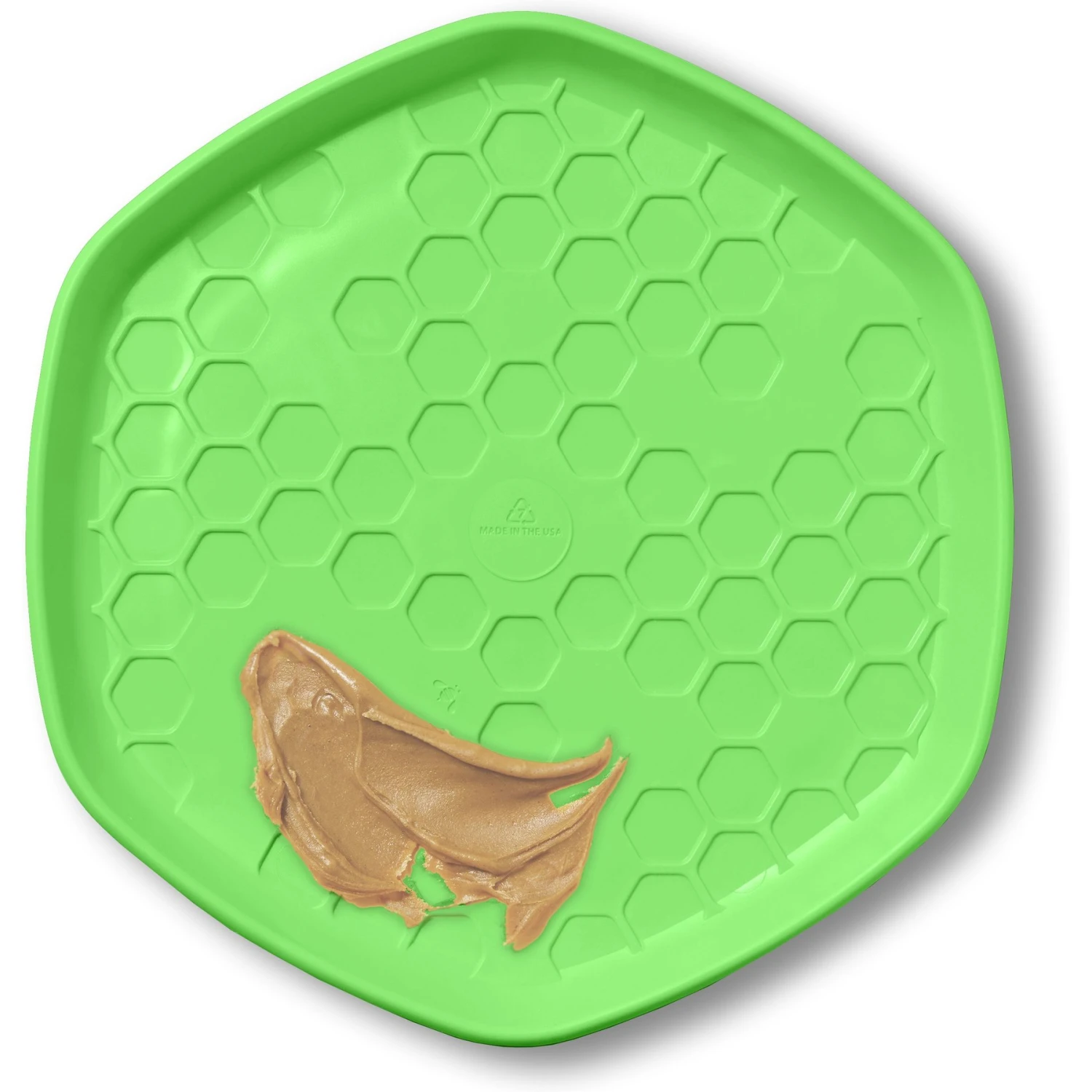 Project Hive Pet Company Hive Tropical Coconut Scented Disc & Lick Mat Dog Toy, Green 4 Project Hive Pet Company Hive Tropical Coconut Scented Disc & Lick Mat Dog Toy, Green - Image 2