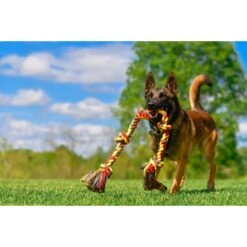 Mammoth Cottonblend 5 Knot Dog Rope Toy, Color Varies -Pet Dog Toys 80745 PT3. AC SS1800 V1633021042