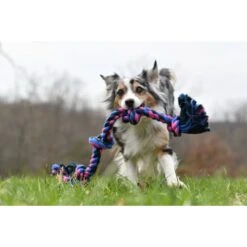 Mammoth Cottonblend 5 Knot Dog Rope Toy, Color Varies -Pet Dog Toys 80745 PT4. AC SS1800 V1633020443