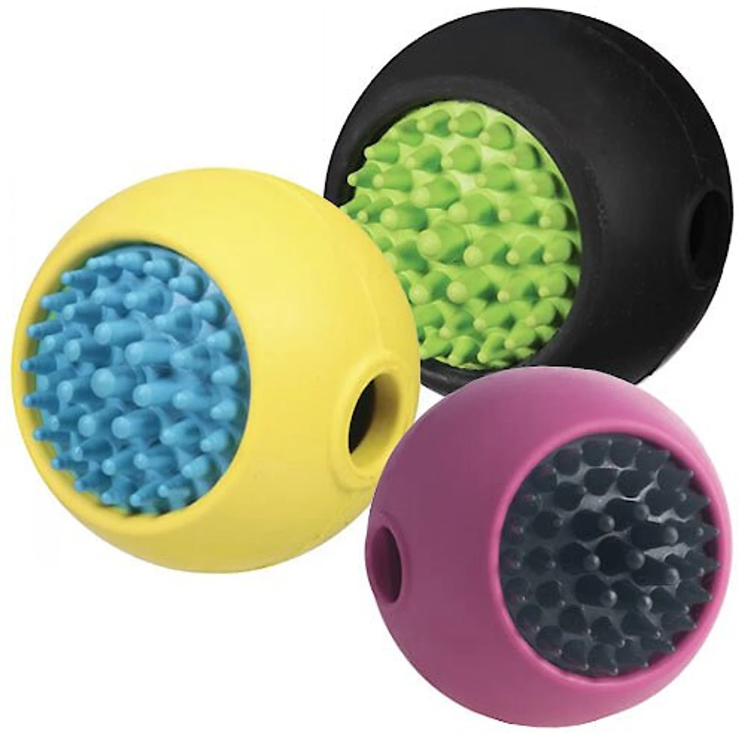JW Pet Grass Ball Dog Toy, Color Varies 7 JW Pet Grass Ball Dog Toy, Color Varies - Image 5