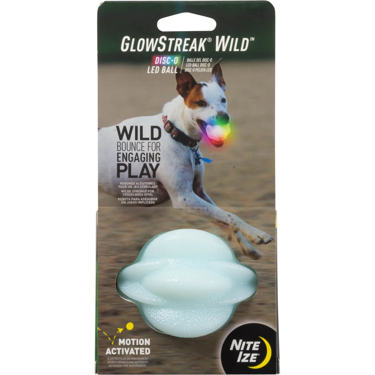 Nite Ize GlowStreak Wild LED Ball-Disc-O Dog Toy 7 Nite Ize GlowStreak Wild LED Ball-Disc-O Dog Toy - Image 5