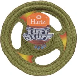 Hartz Tuff Stuff Flyer Squeaky Dog Toy, Color Varies -Pet Dog Toys 82714 PT4. AC SS1800 V1589228792