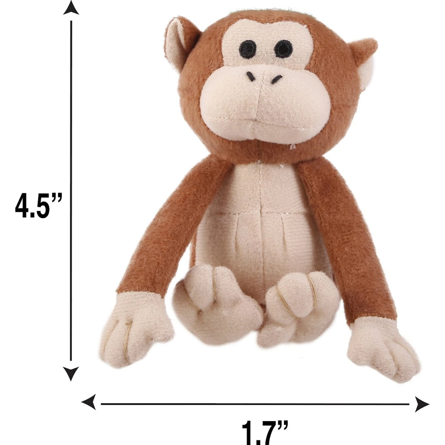 Hartz Tiny Dog Jungle Squeaky Plush Dog Toy, Character Varies 4 Hartz Tiny Dog Jungle Squeaky Plush Dog Toy, Character Varies - Image 2