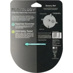 Playology Puppy Sensory Ball Peanut Butter Dog Toy, Blue -Pet Dog Toys 838958 PT6. AC SS1800 V1683744741