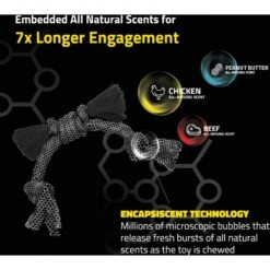 Playology Puppy Sensory Rope Peanut Butter Dog Toy, Blue, Small -Pet Dog Toys 839030 PT3. AC SS1800 V1683744688