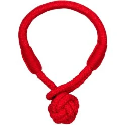 Playology Puppy Tough Tug Knot Beef Dog Toy, Red, Large -Pet Dog Toys 839046 PT2. AC SS1800 V1683743041
