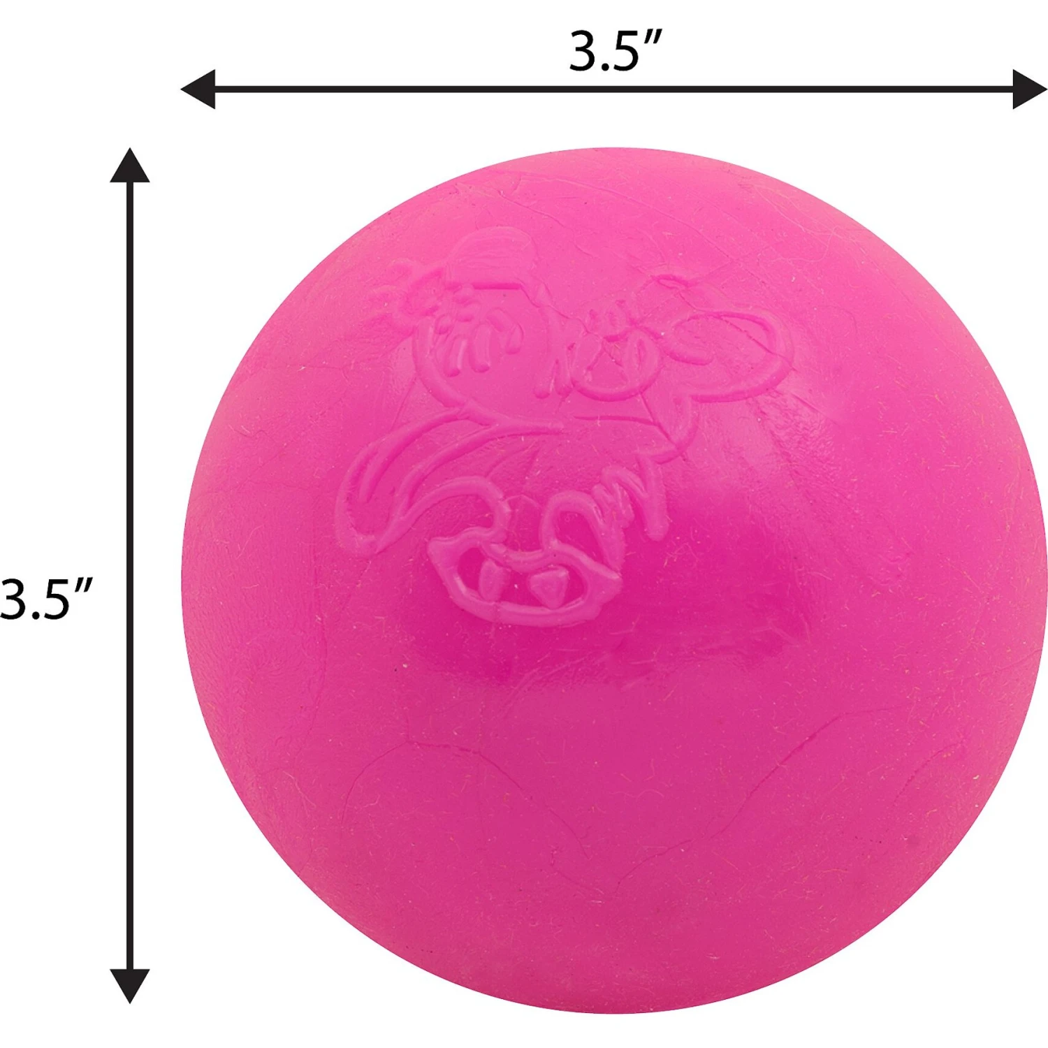 Ruff Dawg Indestructible Ball Tough Dog Chew Toy, Color Varies 4 Ruff Dawg Indestructible Ball Tough Dog Chew Toy, Color Varies - Image 2