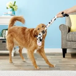 Ethical Pet Skinneeez Crinklers Cow Stuffing-Free Squeaky Plush Dog Toy -Pet Dog Toys 85043 PT1. AC SS1800 V1545176446