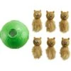 Nina Ottosson By Outward Hound Snuffle N' Treat Interactive Puzzle Ball & Treat Dispenser Dog Toy, Green