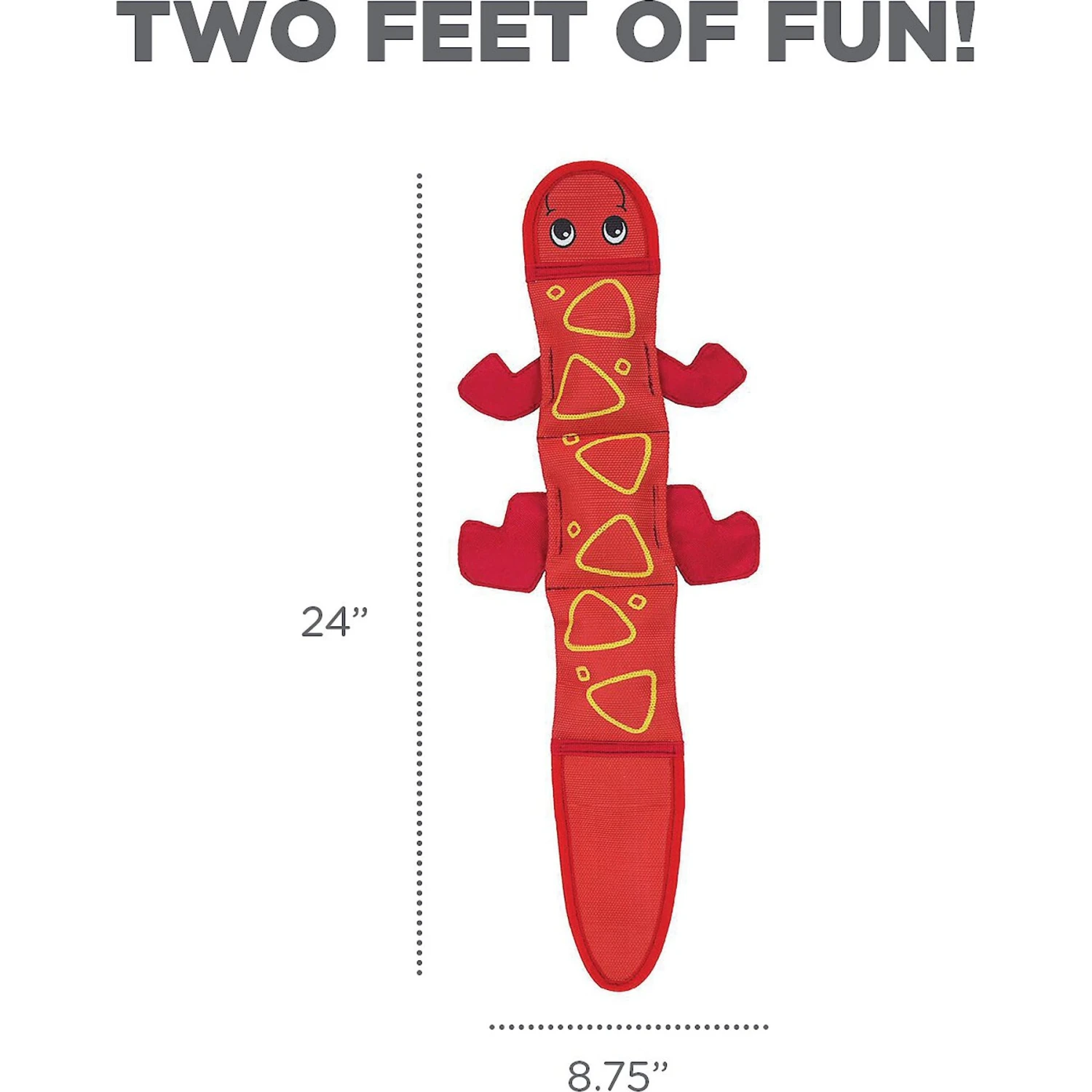 Outward Hound Fire Biterz Lizard Squeaky Dog Toy 7 Outward Hound Fire Biterz Lizard Squeaky Dog Toy - Image 5