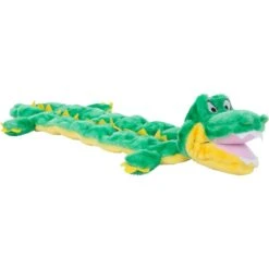 Outward Hound Squeaker Matz Gator Plush Dog Toy