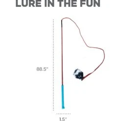 Outward Hound Tail Teaser With Refill Dog & Cat Teaser Toy -Pet Dog Toys 85934 PT5. AC SS1800 V1636501607