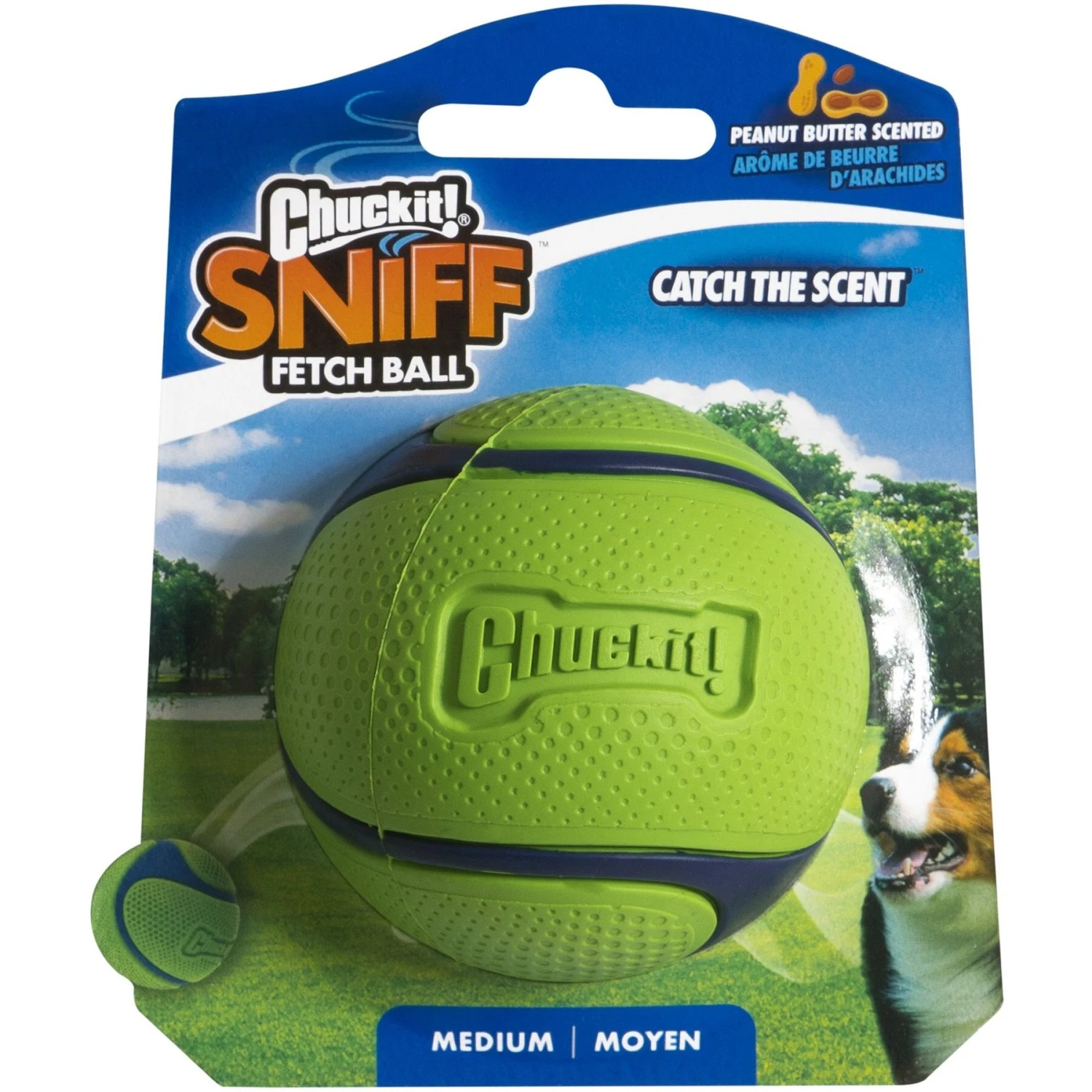 Chuckit! Sniff Fetch Ball Dog Toy, Medium 3 Chuckit! Sniff Fetch Ball Dog Toy, Medium